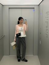 [MADE] Fleeve Wool Skashi Punching Cardigan