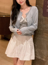 MR Dot Lace Layered Sleeveless (3color)