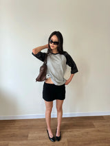 camo raglan tee