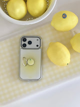 [SET] LEMON SORBET Silver Epoxy Case Ring Tok