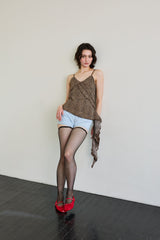 PEPPY MICRO DENIM SHORTS / SKY BLUE