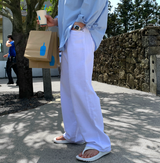 Deade 534 Off-White Linen Wide Denim