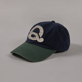 Washed Logo Ball Cap (Navy/Green)