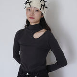 shoulder cut out tops