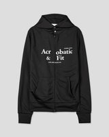 アクロスリムジャージジップアップフーディー