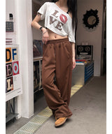 [Unisex]サイドストラップスウェットパンツ(5color)