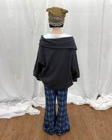 Plush Diagonal  Zip Up (2colors)
