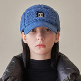 VA Square Stud Fleece Camp Cap / Navy