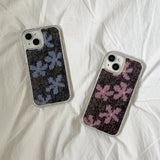 WILDFLOWERS MOHAIR HARD JELL CASE - PINK