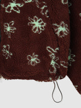Cartoon Flower Poggle Hooded Zip-up (3c)