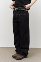 Cost Ring Zipper Denim