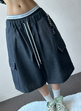 Nulang Non-Fade Keyring Hip Cargo Bermuda 2 Color 