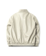RG Synthetic Leather Hidden ジャケット(クリーム)