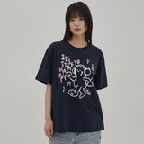 イットイズタイムトゥハッピーハーフスリーブTシャツ
