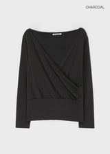 [MADE] Elophy Wrap Long Sleeve Tee