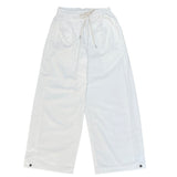 Loosen Path Hem Snap Training Curved Balloon Fit Long Pants (5 colors)