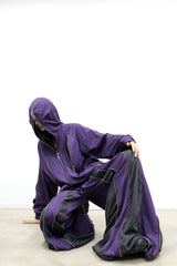 RELABEL (Split Dream) Multi-Zip Reversible Patchwork Adjustable Multi-Style Wear Cut-Out Four-Zip Patchwork Sweatpants