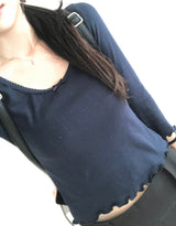 パンチングリボンTシャツ (3 colors)