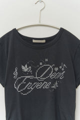 (W) Pixel Printed Top