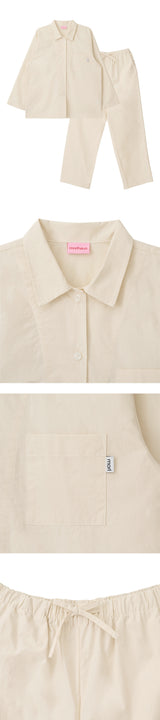 アーロックパジャマセット (Ivory)