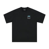 カラーブロックMロゴTシャツ