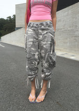 CAMO CAPRI PANTS (2color)