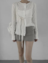 Nuad Pleated Bustier Blouse
