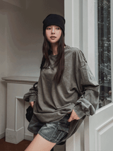 Rosie SelfpaウォッシングオーバーTシャツ