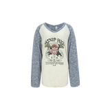 キャットニップハイロングTシャツ blue