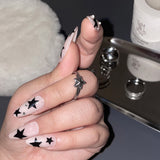 Vintage Star Twist Open Ring