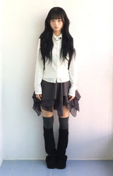 Round Pick Dot Cardigan