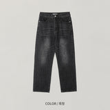 LMN Renell Pearl Washing Wide Denim Pants (2 colors)