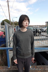 saros ヴィンテージ長袖Tシャツ - チャコール(1)