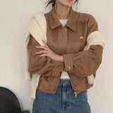 Ain Suede Blouson Jumper