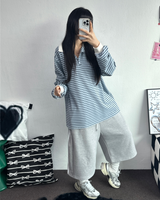 SIDE PINTUCK TRACK BALLOON BERMUDA PANTS ❤🤎🖤🩶🩷6COLOR