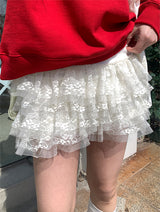 カンカンレーススカートパンツ(2C)