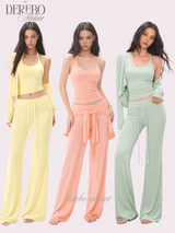 ロエナ パッド スリーブレス フレア トレーニング セットアップ(pants long)