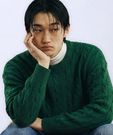 Usual Round Cable Knit - 5COLOR