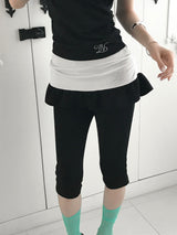 [MADE] Love One Bootcut Capri Pants