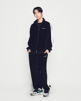 25FW ベロアストリングトラックパンツ ブラック