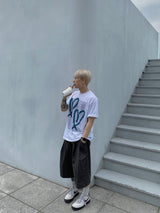 BK AND WHT half T 3C