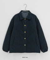 Hinyu Check Reversible Padded Jacket
