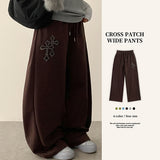 Dex Camo Cross Patch Wide Banding Pants 