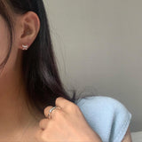 (silver925) ラブリーリボンピアス type1 *silver