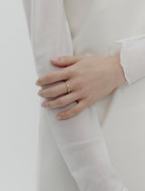 26SS★ Ice Block Silver Ring S