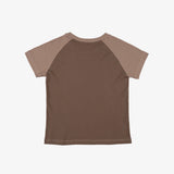  Printed Raglan Tee_Brown