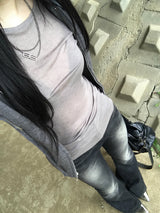 BLACK BOOTCUT DENIM PT
