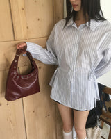 Neming Eyelet Shoulder Bag