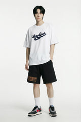26SSベースボール アップリケ ショートスリーブ Tシャツ