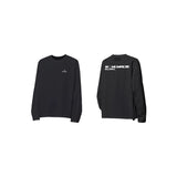RELABEL MEMBER member-exclusive pure cotton raglan short and wide simple logo basic casual long-sleeved T-shirt